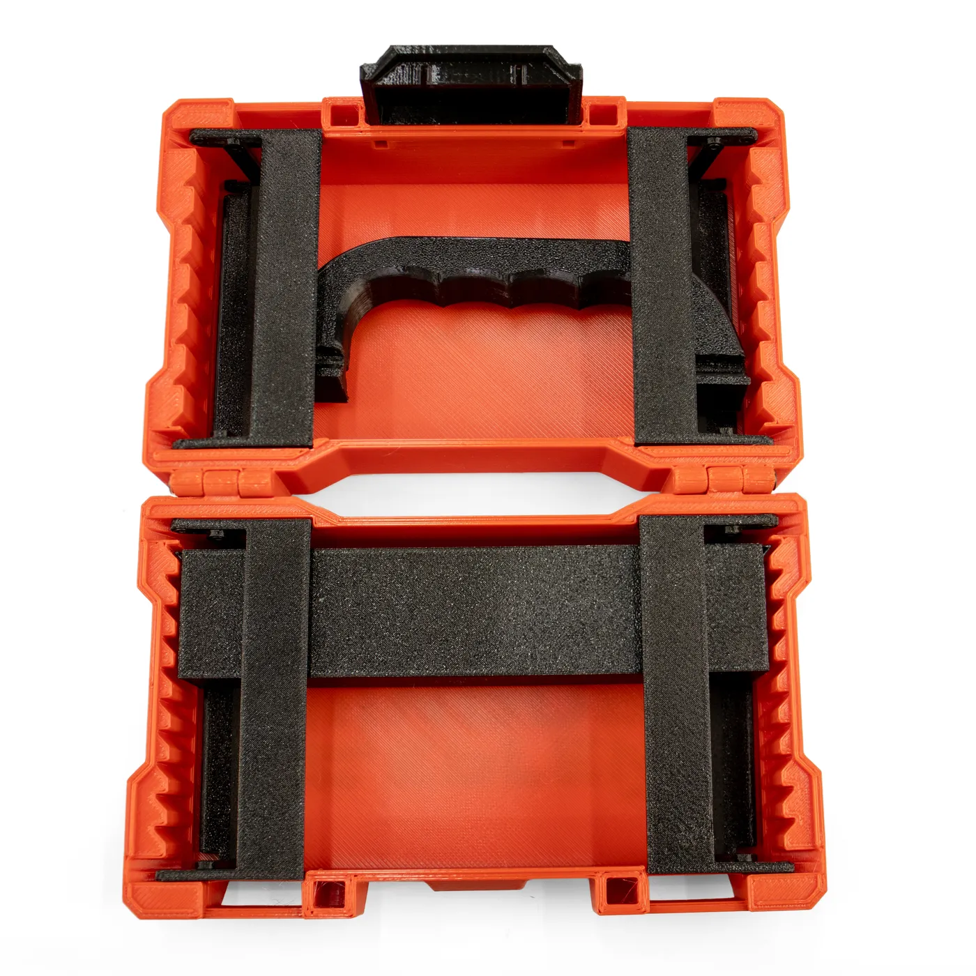 фото Комбинированный бокс для абразивов TRAVEL BOX М (7+10), оранжевый на ytprof.ru