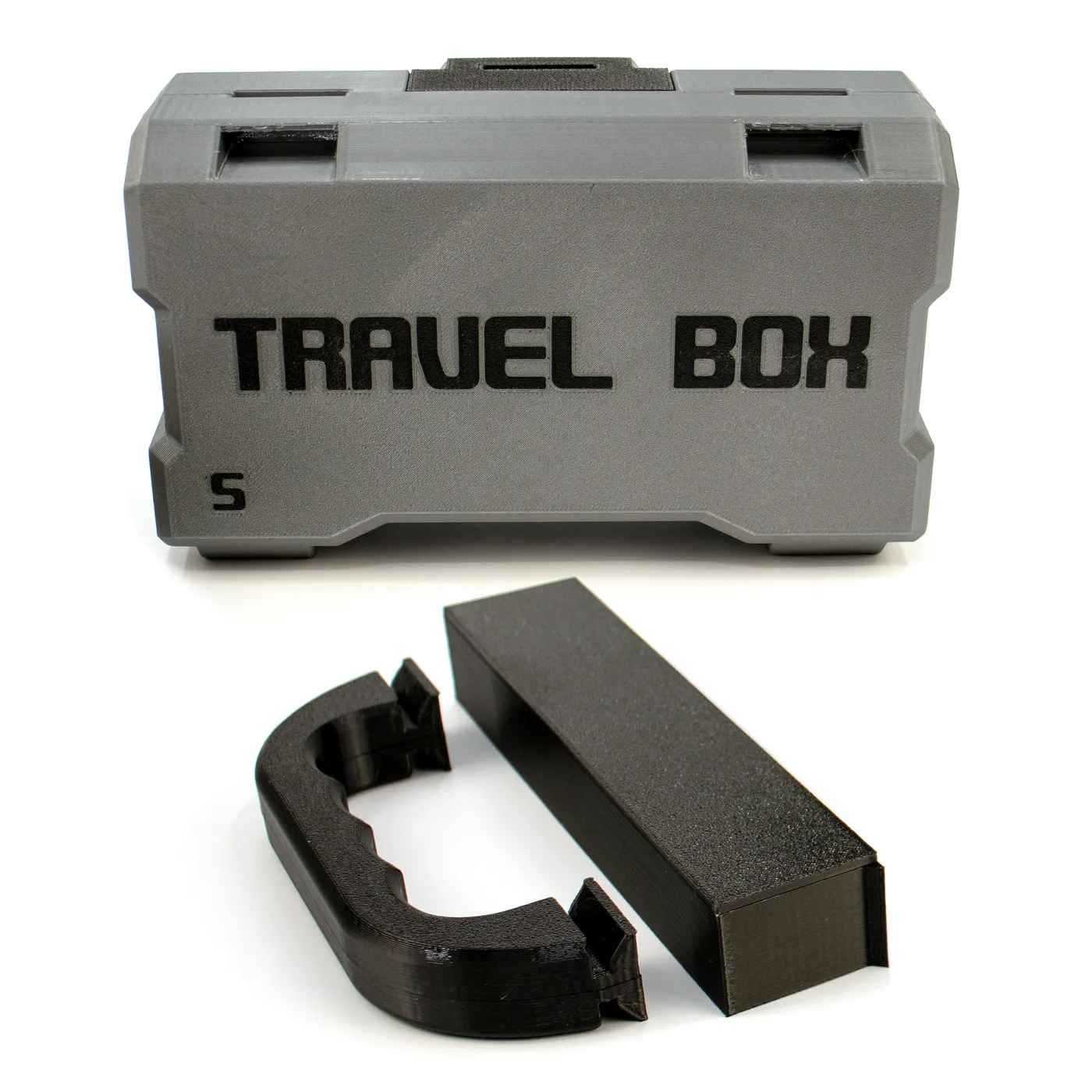 фото Комбинированный бокс для абразивов TRAVEL BOX S (6+9), серый на ytprof.ru